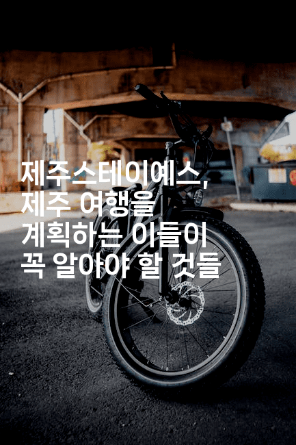 제주스테이예스, 제주 여행을 계획하는 이들이 꼭 알아야 할 것들2-제주띵킹