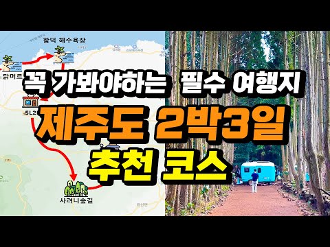 떠먹여주는 제주도 2박 3일 동쪽 코스 일정 베스트 |  꼭 가봐야 하는 제주 핫플 핫한 맛집 카페 총집합