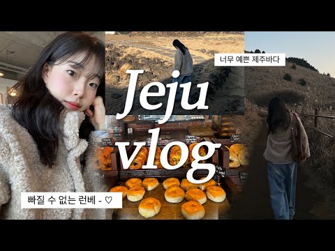 제주여행 vlog | 2025 첫 영상🍀 | 제주 동쪽 이모저모 | 이 영상 꼭 보세요 ‼️ | 겨울제주 너무 매력이자나..♡