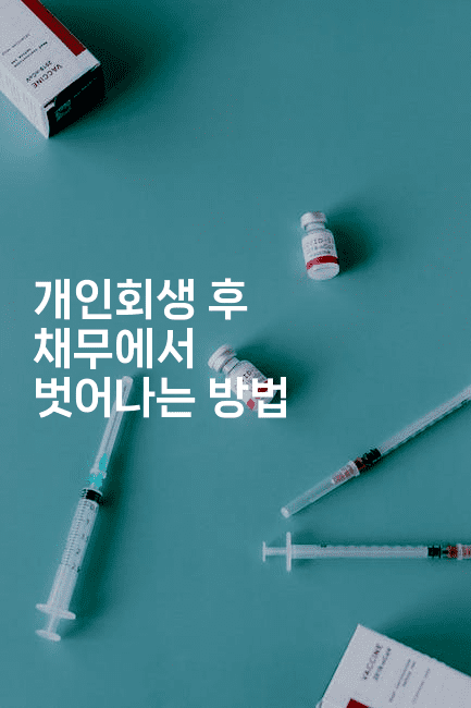 개인회생 후 채무에서 벗어나는 방법-제주띵킹