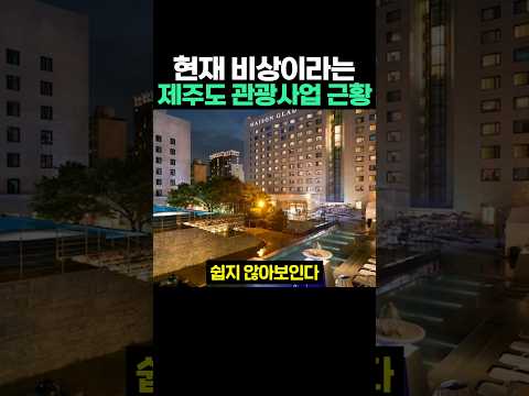 현재 비상이라는 제주도 관광사업 근황