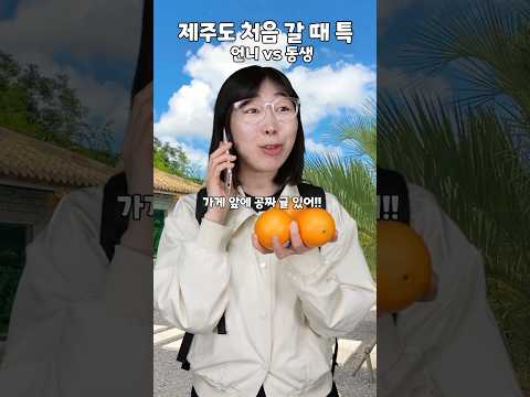 제주도는 처음이라...